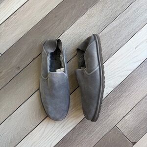 UGG Kenton slippers in a gray suede color (Men’s)